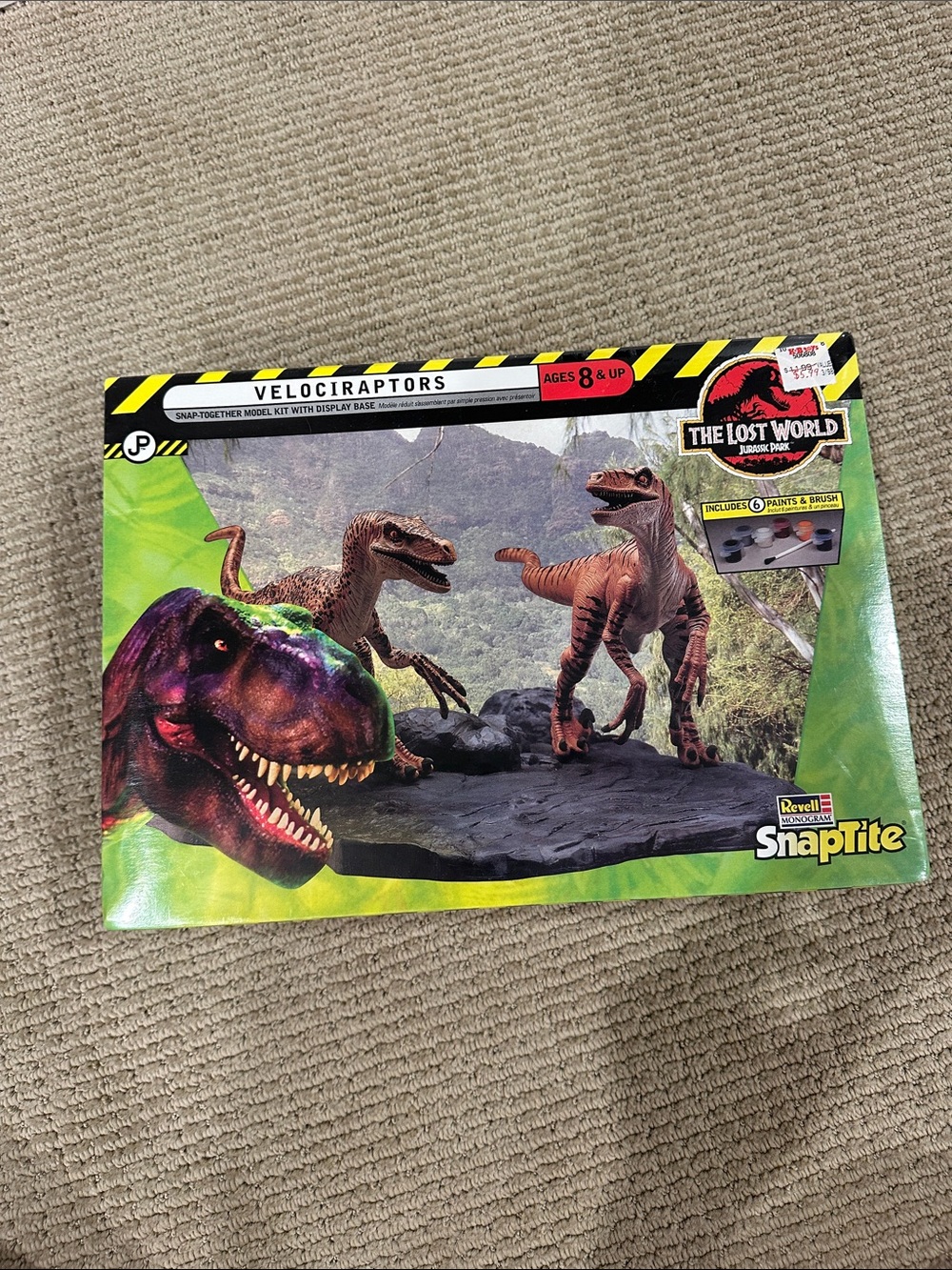 Revell SnapLite Velociraptors Playset - Green & Brown